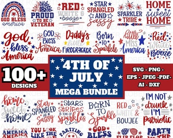 4th of July Mega Bundle, Independence Day SVG, 100+ Designs, Heather Roberts Art Bundle,America svg,USA Flag svg,Cut Files Cricut,Silhouette