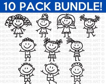 Stick Figures Svg Bundle, Stick People Svg, Stick Figures Svg, Stick Kids Svg,Stick Girls Svg,Stick Boys Svg,Cut Files for Cricut,Silhouette