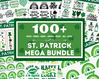 St Patrick MEGA BUNDLE, St Patrick Svg Bundle,100+ Designs, Heather Roberts Art Bundle, St Patrick Designs, Cut Files Cricut,Silhouette