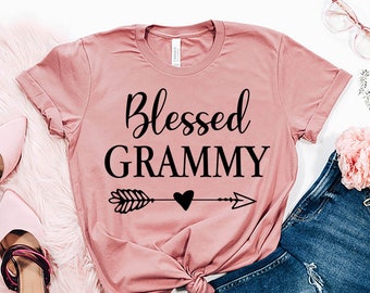 Blessed Grammy SVG: Grandparent Gift, Cricut Cut File (Digital Download)