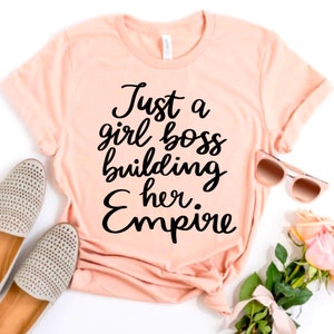 Sólo una chica jefa construyendo su imperio SVG, Boss Babe Svg, Woman Empire, Popular SVG, Cortar archivo para Cricut, svg barato, feminista, EPS, Dxf, Png