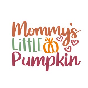 La piccola zucca di mamma SVG, Autunno in formato SVG, Patch di zucca in formato SVG, Autunno in formato SVG, Camicia autunnale per bambini, Bambino in formato Svg, Autunno in formato Svg, Taglia File Cricut, Silhouette, PNG