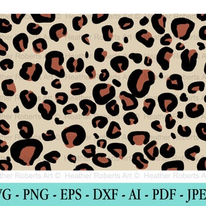 Leopard Print SVG, Cheetah Print SVG, Leopard Pattern, Repeating Pattern, Leopard Print Svg, Animal Print Svg, Cut File Cricut, Silhouette