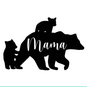 Mama Bear SVG, Mom Svg, Mom To Be svg, Mom Life Svg, Mom Shirt Design, Mother's Day, Cut Files for Cricut, Silhouette, Cameo, PNG, EPS, Dxf