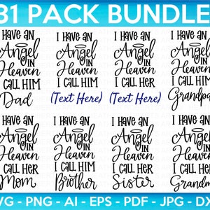 Engel SVG Bundle, Erinnerungs SVG Bundle, Engel im Himmel svg, Familiengedenkmal SVG, Gedenkgeschenk svg, Gigi svg, Oma svg, Cricut Cut Files