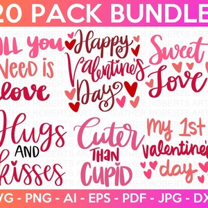 Paquete SVG de color del Día de San Valentín, Camisas de bebé de San Valentín svg, Camisas de San Valentín svg, Lindo San Valentín svg, Camisa de corazón svg, Cortar archivo Cricut