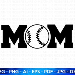 Baseball mamma SVG, baseball SVG, camicia da baseball SVG, baseball mamma vita in formato SVG, mamma di supporto in formato SVG, baseball sport, mamma vita in formato SVG, taglia File Cricut