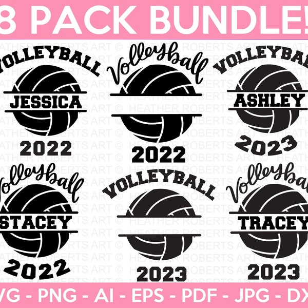 Volleyball Mini SVG Bundle, Volleyball Shirt svg, Biggest Fan, Volleyball Fan, Volleyball Mama svg, Volleyball Sport, Cut File Cricut