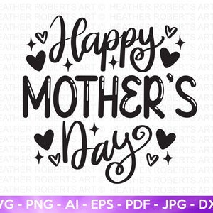 Happy Mother's Day SVG, moeder SVG, gezegende moeder svg, moedershirt svg, moeder leven svg, Moederdag svg, moeder svg, cadeau voor moeder, gesneden bestand Cricut