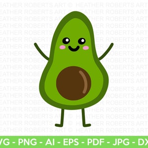 Guacamole SVG, Cute Guacamole, Cute Avocado SVG, Fruits SVG, Layered Guacamole svg, Avocado Clipart, Cricut Cut Files