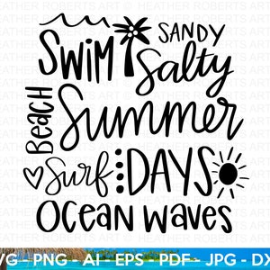 Summer Word Clipart Printable Word Stickers Digital Word Art Collage Word  Strips Word Letters Word Planner Sticker Word Quotes Word Clip Art 