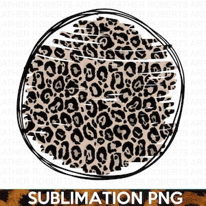 Leopard Background PNG, Circle PNG, Leopard Sublimation, Leopard PNG, Background Design, Background png, Digital Download, Sublimation File