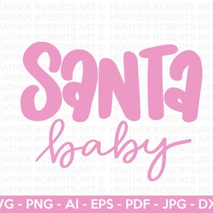 Santa Baby SVG, My First Christmas SVG, Christmas Onesie svg, Baby Christmas Shirt svg, Christmas Shirt, First Christmas svg,Cricut Cut File