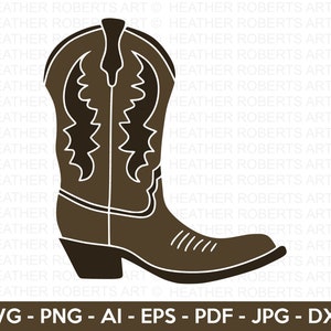 Cowboylaarzen SVG, westernlaarzen SVG, Ranch SVG, westernshirt SVG, rodeo SVG, wilde westen SVG, westernlaarzen SVG, gesneden bestanden voor Cricut