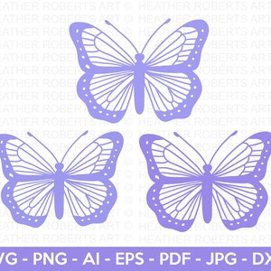 Orden personalizado - Mariposa de lavanda SVG, silueta de mariposa, mariposa monarca svg, imágenes prediseñadas de mariposa, archivo de corte cricut, silueta