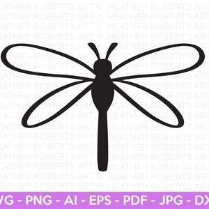Libellule SVG, fichier coupe libellule, sticker libellule svg, libellule Design SVG, Cricut, Silhouette, DXF, Png, Jpg, pdf, fichier de coupe, des cliparts