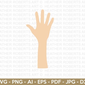 Hand-svg, handen en armen SVG, armen svg, lichaamsdeel svg, handen clipart, menselijk lichaam svg, gesneden bestand Cricut, silhouet
