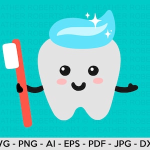 Dente SVG, Dente a strati SVG, Clipart dente, Denti in formato SVG, Dentista SVG, Dentale in formato SVG, File di taglio per Cricut, Silhouette