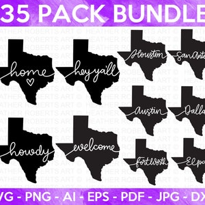 Texas Mega SVG Bundle, Texas State SVG Bundle, Texas Shape, Texas Cities SVG, Texas Design, Texan svg, State of Texas svg, Cricut Cut Files