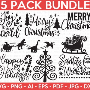Weihnachten SVG Bundle, Weihnachten SVG, Winter svg, Santa SVG, Urlaub, frohe Weihnachten, Elf svg, lustiges Weihnachtshemd, Schnittdatei für Cricut
