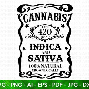 Cannabis SVG, Weed SVG, Maconha SVG, 420 svg, Smoke Weed svg, High svg, Blunt svg, Cannabis Shirt svg, Arquivos de corte para Cricut, Silhueta