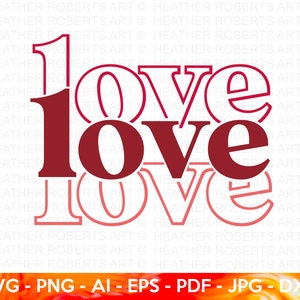 Layered Liebe SVG, Valentinstag Shirt svg, Valentine Zitate svg, Cute Valentine svg, Valentine Gift, Love svg, Cut File Cricut, Silhouette