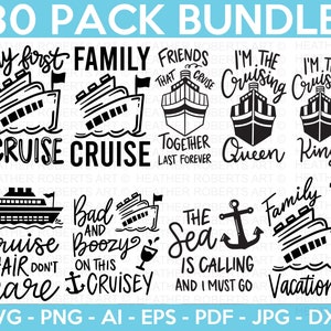 Cruise SVG-bundel, cruiseschip SVG-bundel, familie-uitstapje Svg, familieshirt svg, vakantie svg, vakantie cruise svg, Cricut gesneden gearchiveerd, silhouet