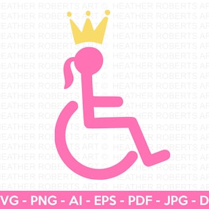 Custom Order_Royal rolstoel Svg, rolstoel Svg, handicap Svg, handicap teken Svg, speciale mobiliteit Svg, gesneden bestanden voor Cricut, silhouet