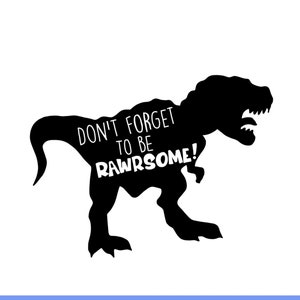 Dinosaurier SVG, T-Rex SVG, Dino svg, Kleiner Junge svg, Junge Shirt svg, Dinosaurier Geburtstag, Rawr svg, Rawrsome, Cut File Cricut, Silhouette, Cameo