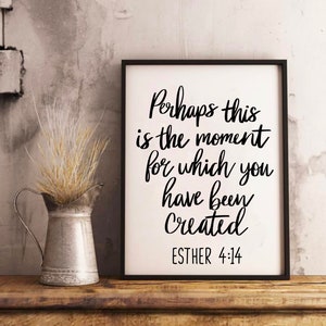 Christian Svg, Scripture Svg, Esther 4 14, Bible Quote Svg, Bible Verse Svg, Girl Quote Svg Cut Files for Cricut & Silhouette, Png