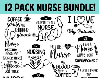 Download Nurse Svg Bundle Etsy