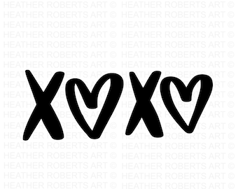 XOXO SVG, ValentinstagShirts svg, Love svg, Cute Valentines svg, Valentinstag Geschenk, Handgeschriebene Zitate, Cupid SVG, Cut File für Cricut,