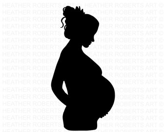 Download Pregnant Woman Svg Etsy
