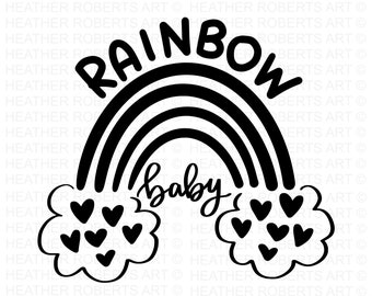 Download Rainbow Baby Svg Etsy