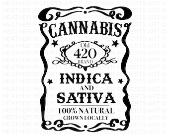 Cannabis SVG, Weed SVG, Marijuana SVG, 420 svg, Smoke Weed svg, High svg, Blunt svg, Cannabis Shirt svg, Cut Files for  Cricut, Silhouette