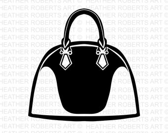 Bag SVG Bag Silhouette Hand Bag Svg Fashion Svg Bag Clip 