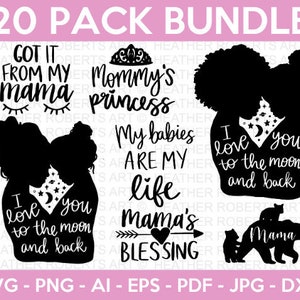 Mama SVG Bundle, Mommy and Me svg, Mini me, Mom Life, Girl mom svg, Boy mom svg, Mom Shirt, Mother's Day, Cut Files for Cricut, Silhouette