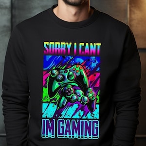 Tut mir leid, ich kann nicht spielen Sublimation, Gamer Shirt PNG, Videospiele PNG, Game Controller PNG, Spieltag PNG, Lustiger Gamer PNG, Sublimation