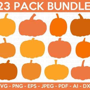 Pumpkin SVG Bundle, Pumpkin SVG, Pumpkin Vector, Halloween Svg, Pumpkin Shirt svg,Fall Clipart,Autumn Clipart,Cut File for Cricut,Silhouette
