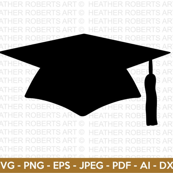 Gorro de graduación SVG, Gorro de graduación SVG, Graduación 2023, Clase de 2023, Graduado, Imágenes Prediseñadas, Transferencia de vinilo, Senior, Archivo de corte Cricut, Silueta