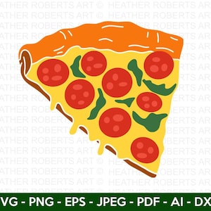 Pizza SVG, Pizza Clipart, Pizza shirt svg, Pizza Lover svg, Food SVG, Snacks svg, Pepperoni svg, Cut File Cricut, Silhouette