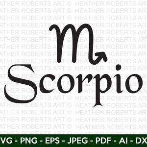 Schorpioen SVG, Schorpioen dierenriem Svg, sterrenbeelden SVG, astrologie tekens svg, dierenriem symbolen svg, sterrenbeeld tekens svg, gesneden bestand Cricut