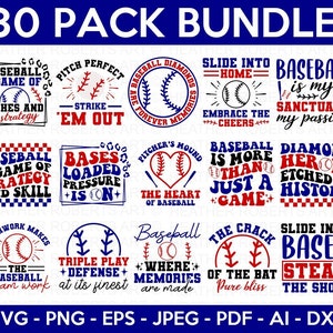 Baseball SVG Bundle, Baseball SVG, Baseball Shirt SVG, Baseball Sports svg, Sports Svg, Baseball Tee Svg, Cut File Cricut, Silhouette