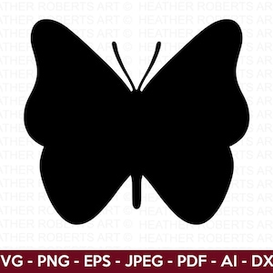 Mariposa SVG, Silueta de mariposa, Mariposa monarca svg, Imágenes prediseñadas de mariposa, Archivo de corte cricut, Silueta