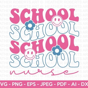 School Nurse SVG, Nurse SVG, Nurse Life Svg, Doctor Svg, Mask SVG, Essential Nurse Svg, Student&#39;s Nurse Svg,Cut Files For Cricut, Silhouette