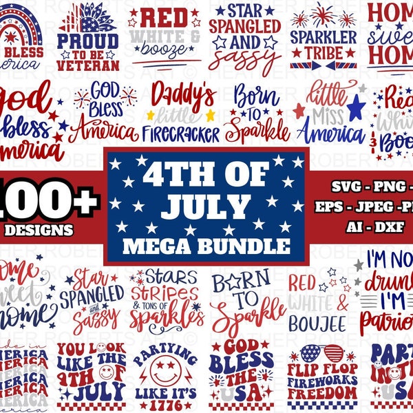 4th of July Mega Bundle, Independence Day SVG, 100+ Designs, Heather Roberts Art Bundle,America svg,USA Flag svg,Cut Files Cricut,Silhouette
