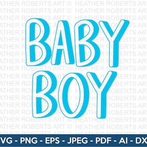 3D Baby Boy SVG, 3D Wörter SVG, Baby Boy SVG, Baby Boy SVG, Baby Boy Shirt SVG, Baby Boy Onesie svg, Geschenk für Baby, Baby Zitate, Cut Files Cricut