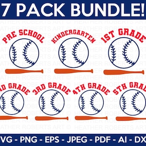 Back to School SVG Bundle, Baseball SVG, Grade Level Vibes svg, Teacher svg, School, School Shirt svg, Kid Shirt svg, Cut File Cricut