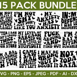 Retro sarkastisches SVG-Bundle, sarkastisches SVG-Bundle, sarkastischer Spruch SVG, lustiges SVG, Sarkasmus SVG, gemeines SVG, Humorvolles SVG, Schnittdatei für Cricut