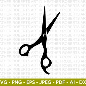 Friseur Schere SVG, Barbershop Design, Barber Design, Barbershop Designs, Barbershop Cliparts, Cut Files für Cricut, Silhouette